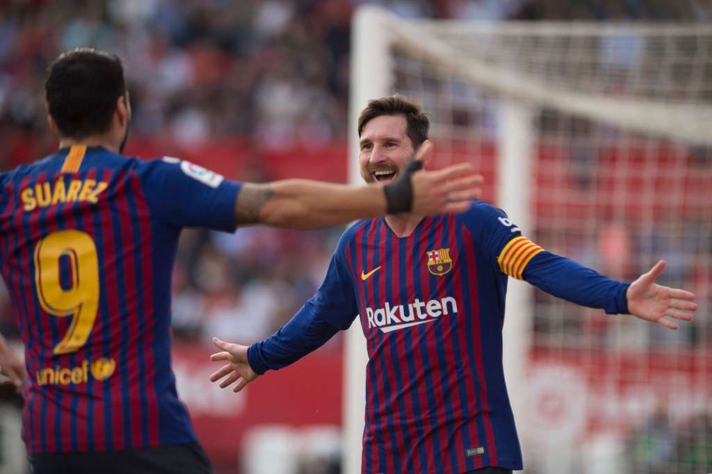 Lionel Messi, delantero del Barcelona. / AFP