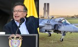 Petro anunció que comprará aviones suecos para reemplazar flota de Kfir