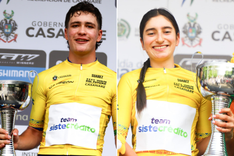José Manuel Posada y Samara Bedoya, campeones de la Vuelta del Futuro