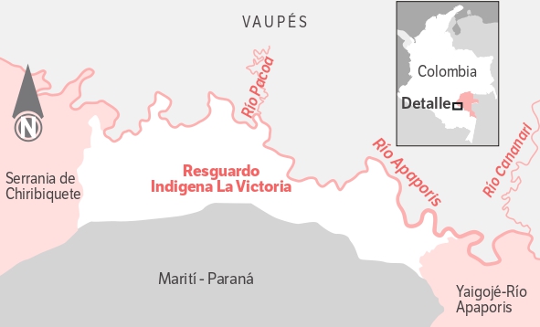 El resguardo La Victoria tiene más de 61 mil hectáreas.