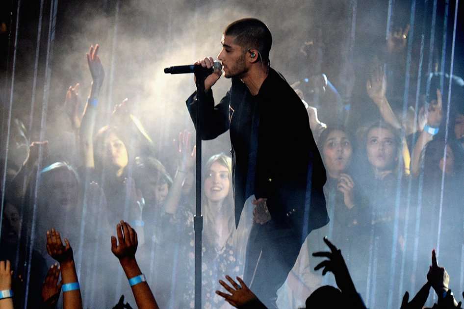 Zayn Malik en concierto. / AFP