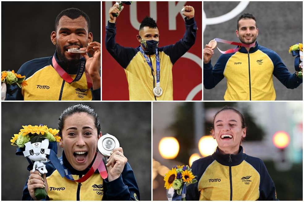 Medallistas colombianos en Tokio