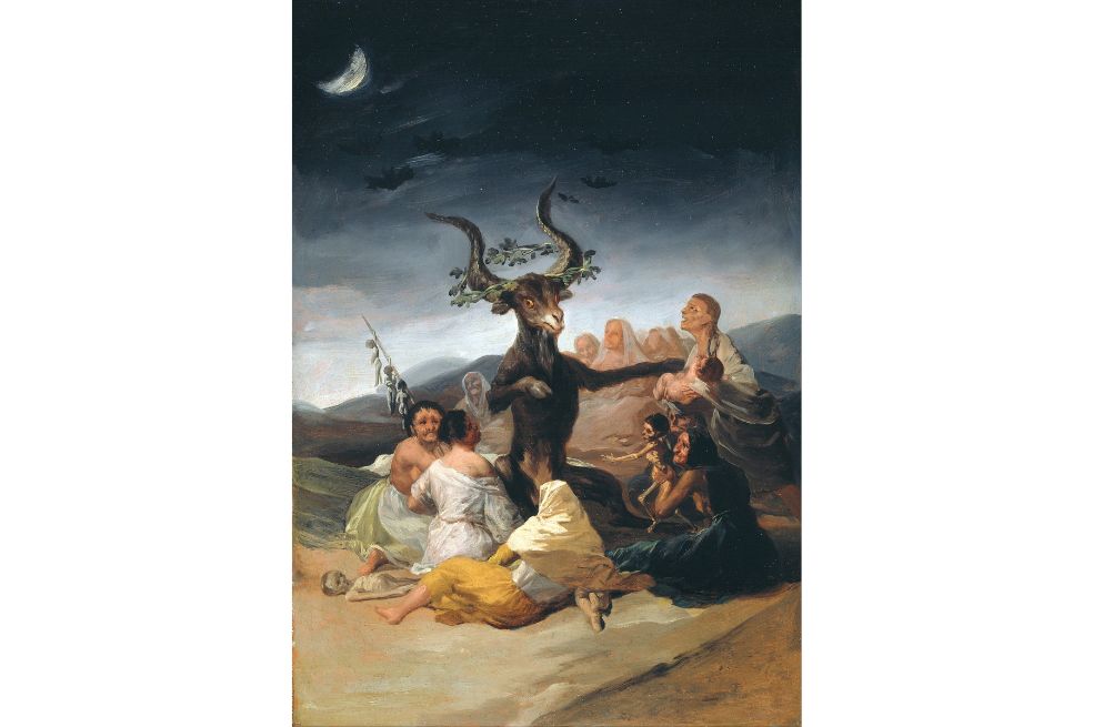 El Sabat de las brujas" de Francisco Goya (1797).