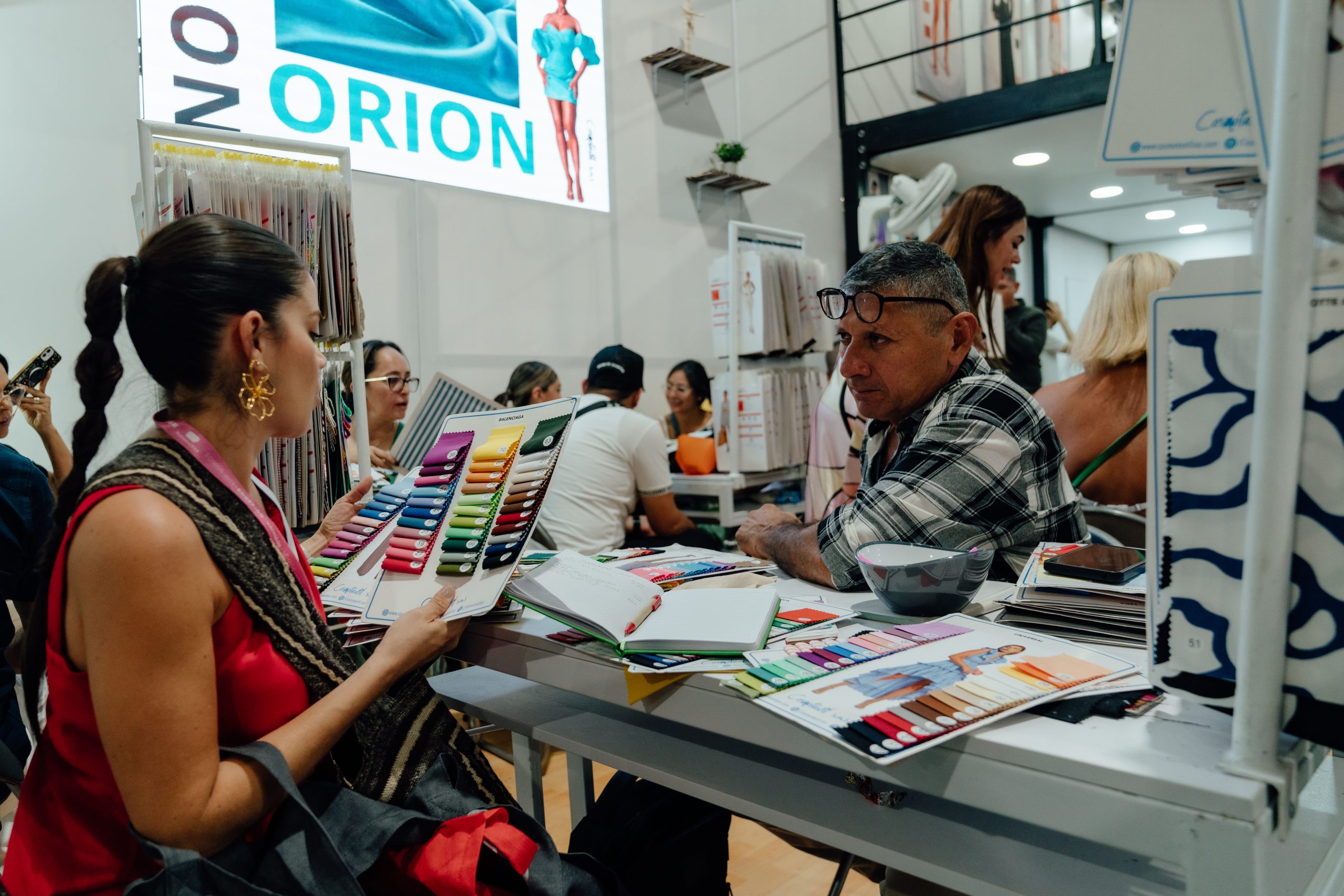 Muestra comercial en Colombiatex 2024. / Cortesía Inexmoda