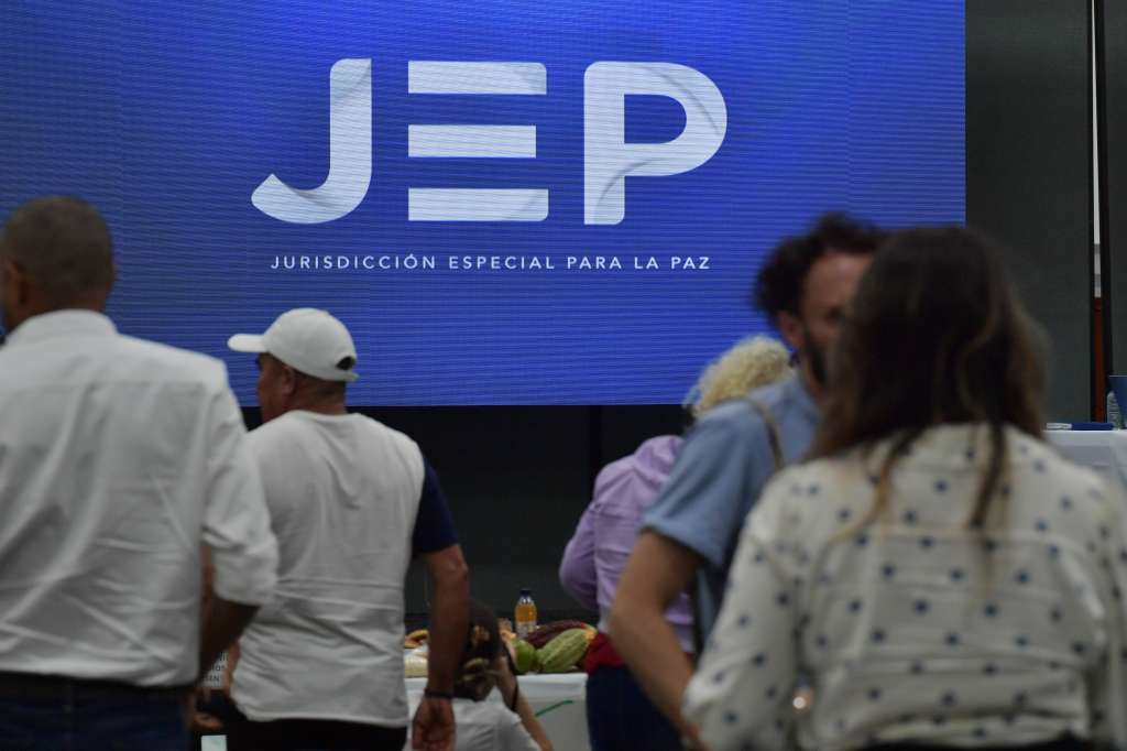 Exlíder de las Autodefensas Unidas de Colombia, durante la audiencia virtual que duró cuatro días, en Montería, en la que contestó un extenso cuestionario de la JEP sobre su versión de la guerra en Colombia.