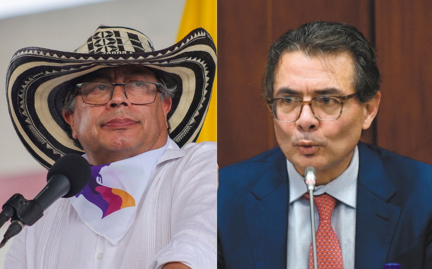 Presidente Gustavo Petro y exministro de Educación Alejandro Gaviria.