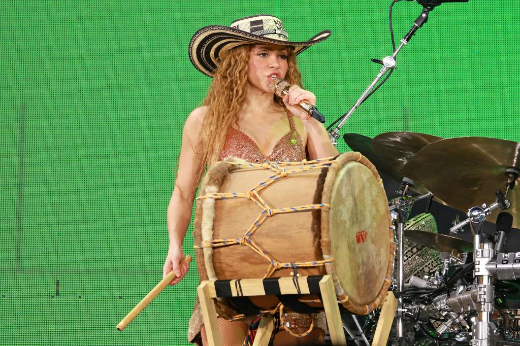 Shakira durante su primer concierto en Barranquilla en el marco de la gira "Las mujeres ya no lloran world tour". (Photo by Kevin Mazur/Getty Images for Live Nation)