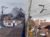 Fuerte vendaval en Yarumal dejó más de 30 viviendas sin techo y decenas afectadas