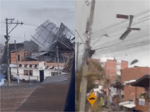 Fuerte vendaval en Yarumal dejó más de 30 viviendas sin techo y decenas afectadas
