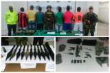 Van 26 guerrilleros de las Farc capturados en menos de 24 horas