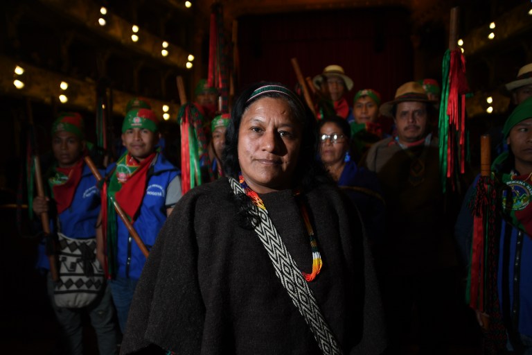 Aída Quilcué: toda una vida dedicada a la reivindicación del movimiento indígena