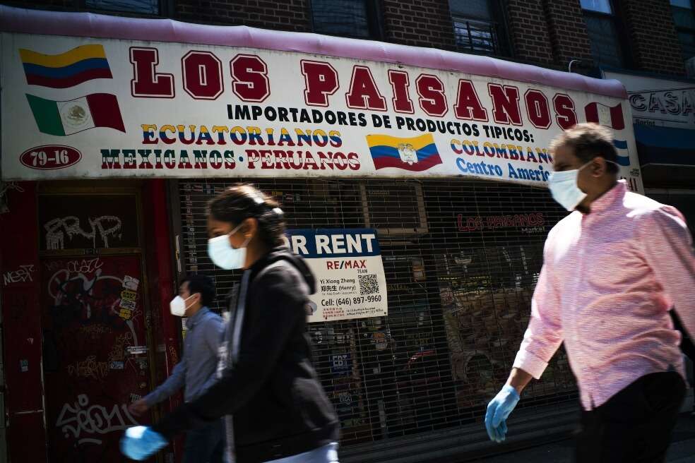 Los latinos tendrían más probabilidades de contagio en Estados Unidos. / AFP
