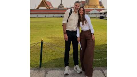 Caterín Escobar y Mario Alberto Yepes presumen lujoso viaje: “La pareja más hermosa”