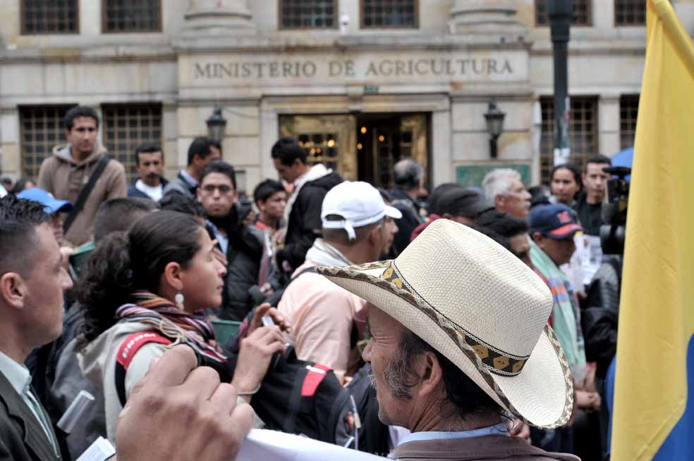 Los campesinos piden ser sujetos de derecho y participar en el diseño del Censo Agropecuario. / Luis Ángel