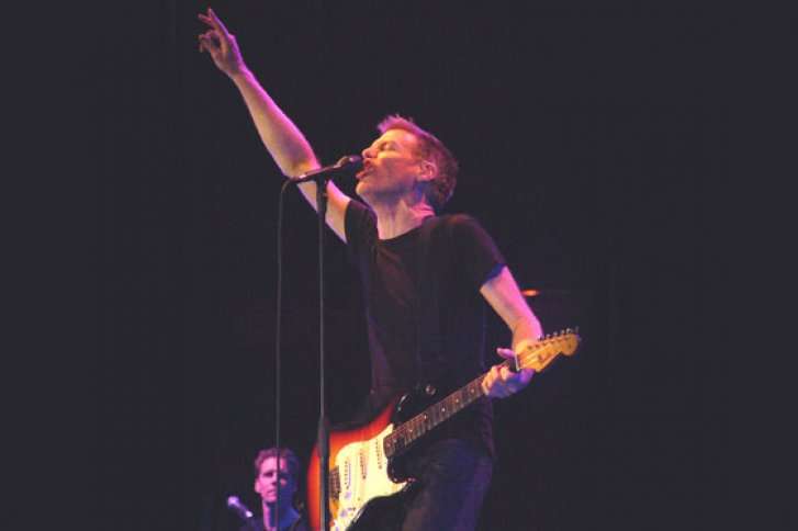 Bryan Adams durante su concierto en 2008 en Bogotá/ Archivo.