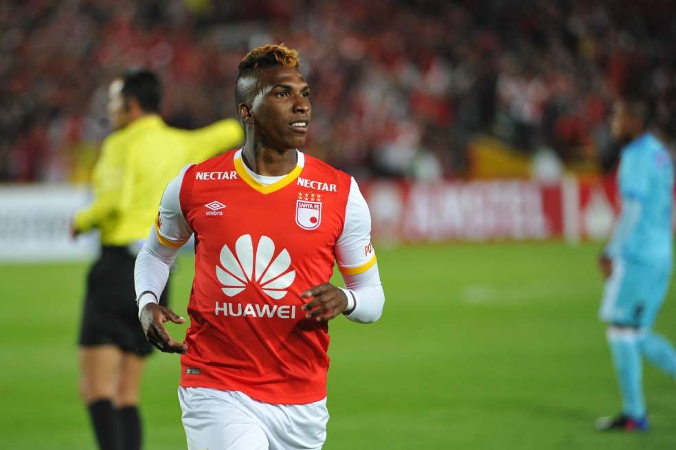 Johan Arango fue una de las figuras en el triunfo 3-0 sobre Sporting Cristal, de Perú. / Gustavo Torrijos - El Espectador