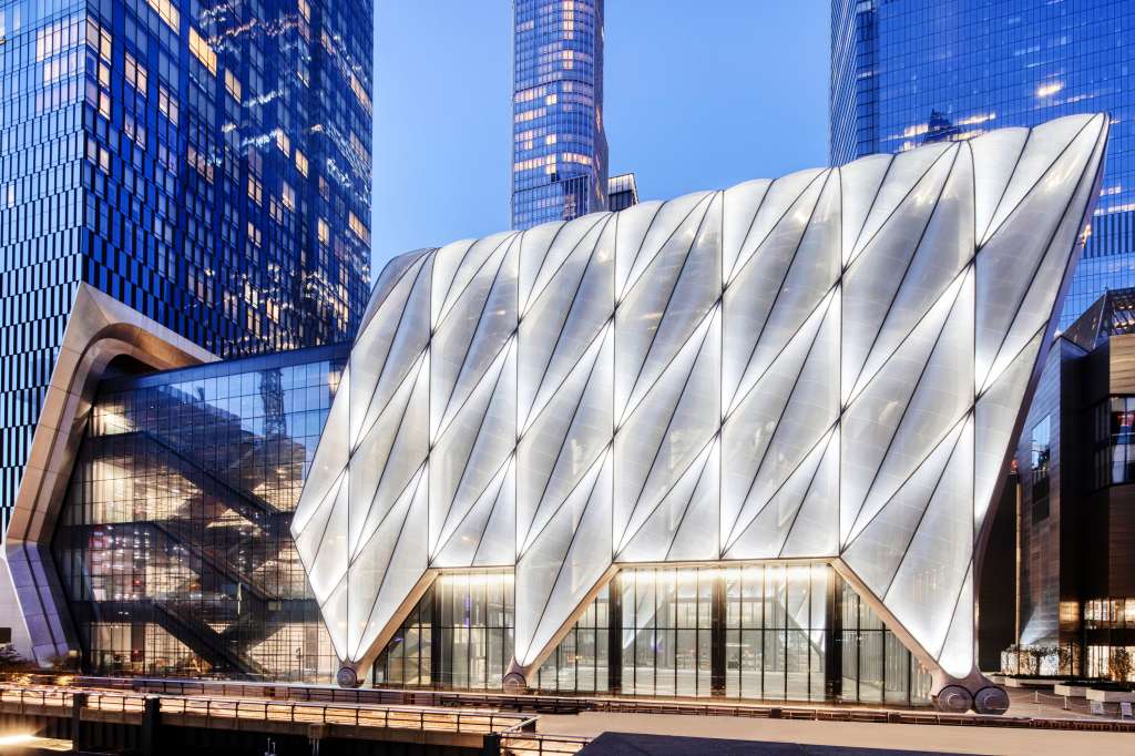 The Shed es un centro cultural en Hudson Yards, Manhattan