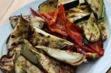 Receta para preparar vegetales parrillados con aceite de oliva y orégano