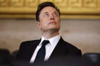 (FILES) Telsa, SpaceX and X CEO Elon Musk looks on ahead of the inauguration ceremony where Donald Trump will sworn in as the 47th US President in the US Capitol Rotunda in Washington, DC, on January 20, 2025.