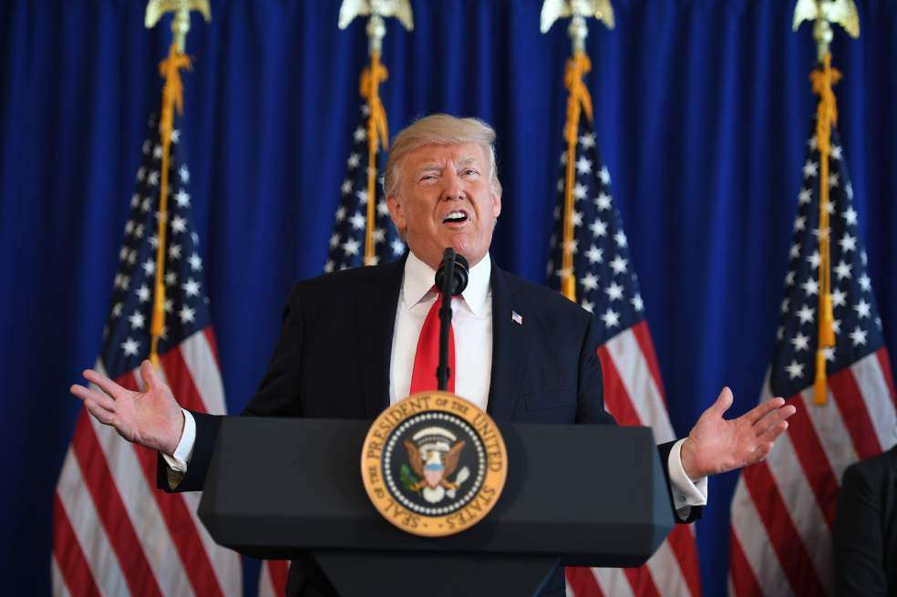 El presidente de EE.UU., Donald Trump, y su visión del mundo. / AFP