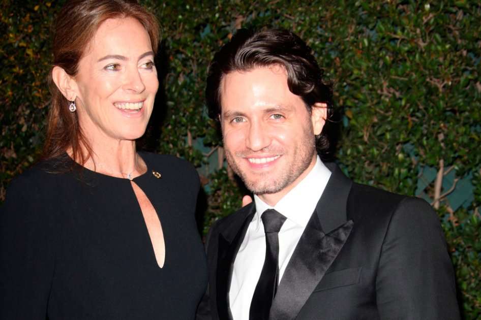 La directora Kathryn Bigelow y el actor venezolano Édgar Ramírez.
