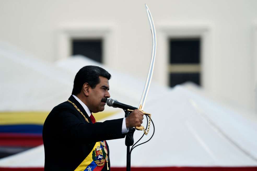 Nicolás Maduro se posesionó el 10 de enero de 2018 para un nuevo periodo presidencial de seis años. / AFP