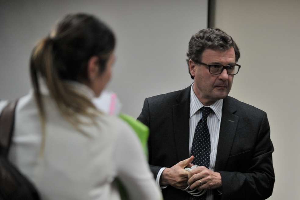 Luis Fernando Andrade enfrenta un juicio por el caso Odebrecht. / Óscar Pérez - El Espectador