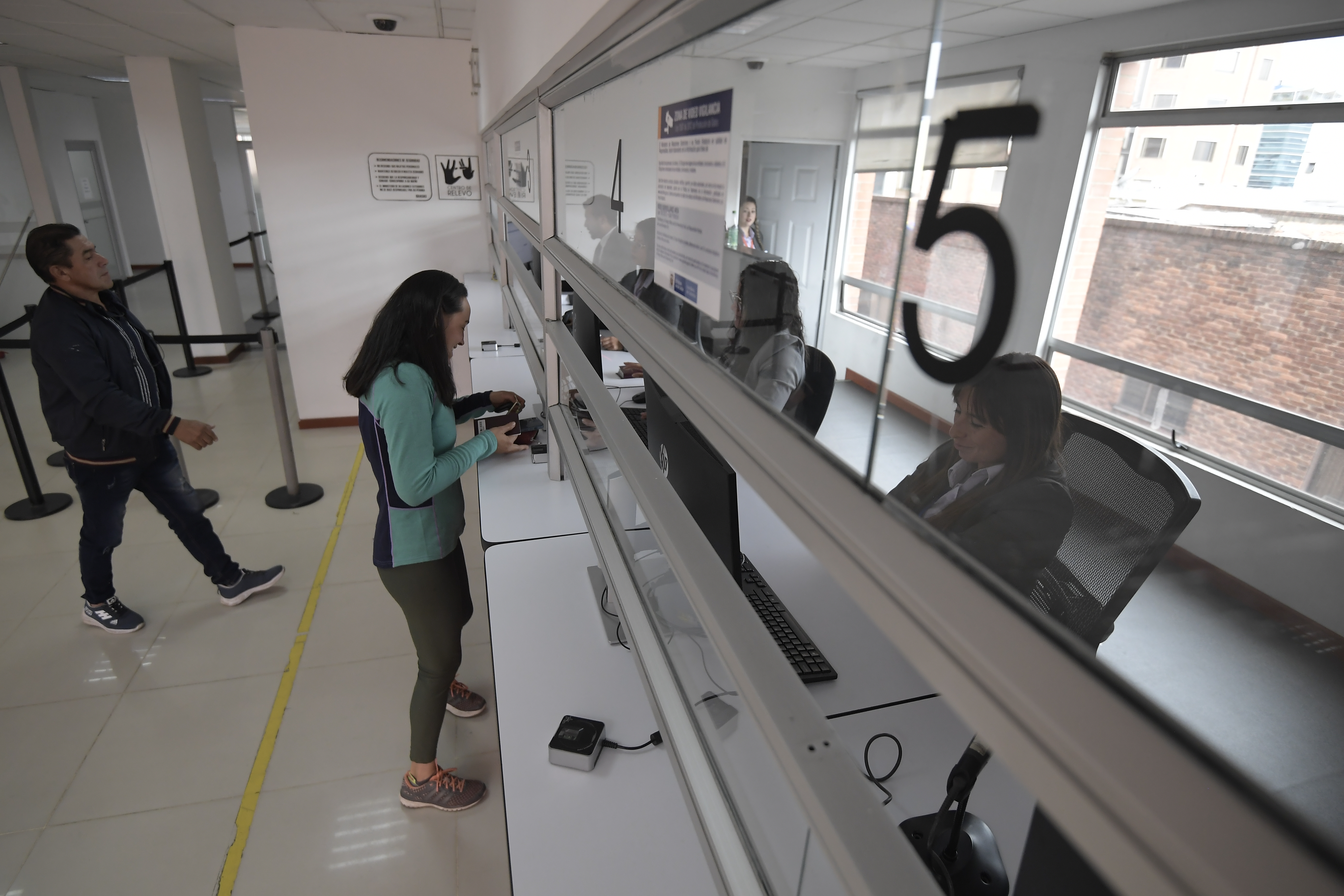 Trámite y proceso para reclamar el pasaporte en la Oficina Norte.