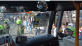Policía amenazó con una pistola de taser a conductor de SITP (video)