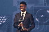 Vinicius Jr. es premiado con el The Best al mejor jugador del mundo este 2024