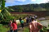 Once desaparecidos y 14 heridos deja deslizamiento de tierra en Indonesia