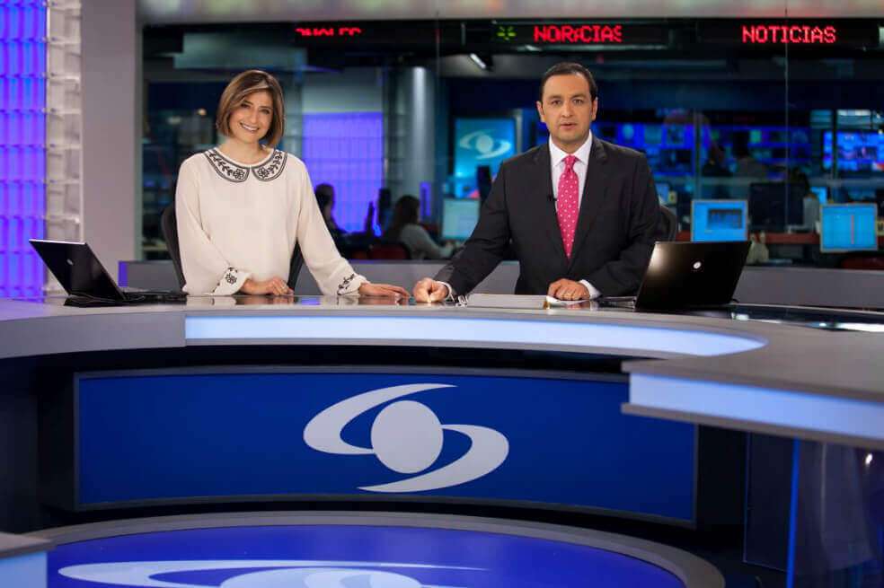 La edición central de Noticias Caracol (7:00 p.m.) obtuvo un comportamiento de 8.75%. / Cortesía