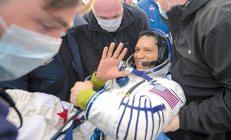 Frank Rubio emprendió su primer vuelo espacial el 21 de septiembre de 2022. / Cortesía: NASA - Bill Ingalls
