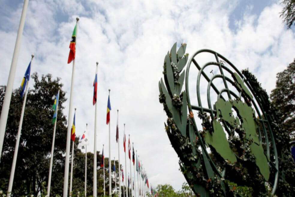 Sede de Naciones Unidas en Nairobi. / EFE/Stephen Morrison/ARCHIVO