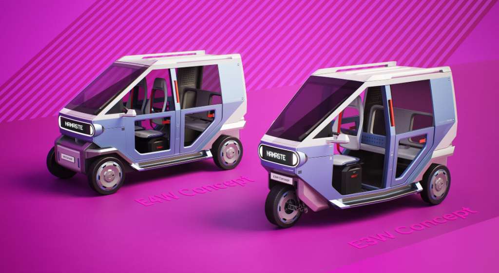 Así son los motocarros eléctricos de Hyundai y TVS