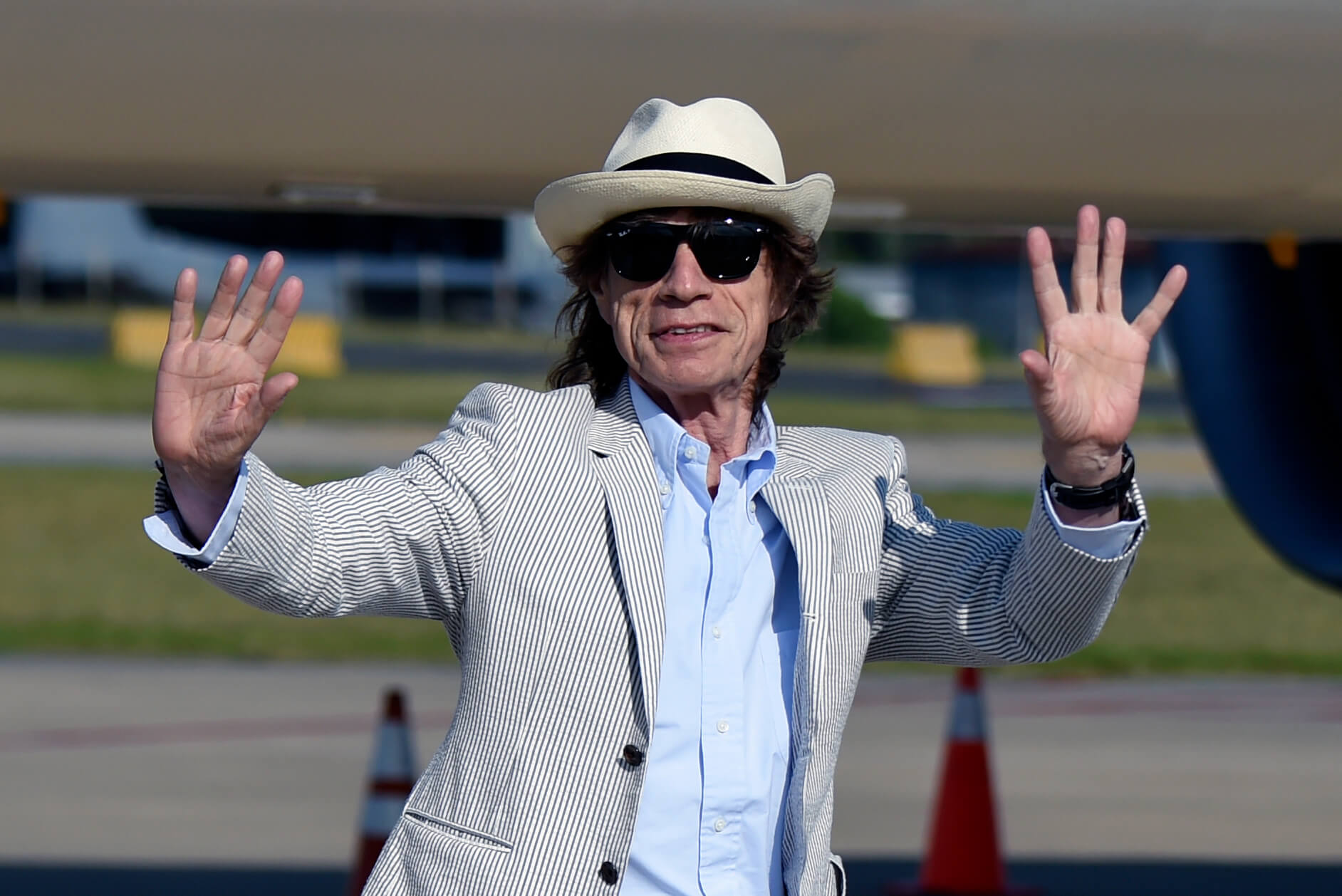 Mick Jagger, que tiene ocho hijos, cinco nietos y una bisnieta, es conocido por mantener elevados niveles de energía en el escenario a pesar de sus siete décadas. / Archivo AFP