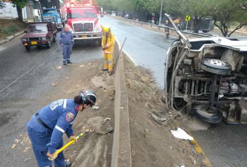 Siete personas lesionadas tras accidente de tránsito en Yumbo, Valle