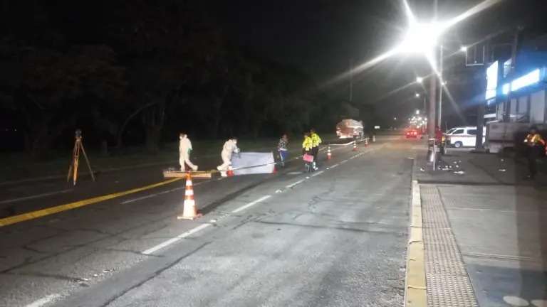 El accidente ocurrió en la madrugada de este lunes 26 de enero.