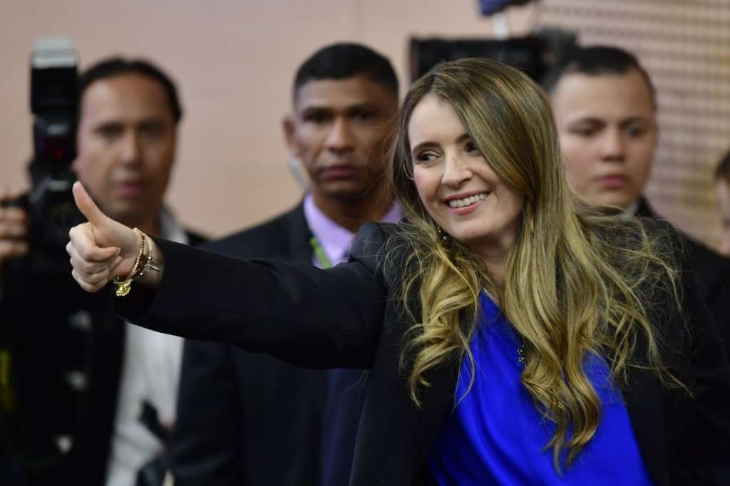 La senadora Paloma Valencia fue elegida como la candidata del Centro Democrático.