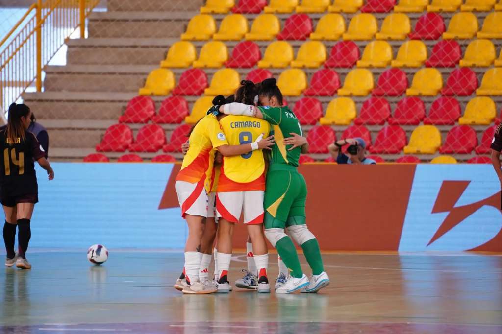 Selección femenina de Colombia en la Copa América de futsal.