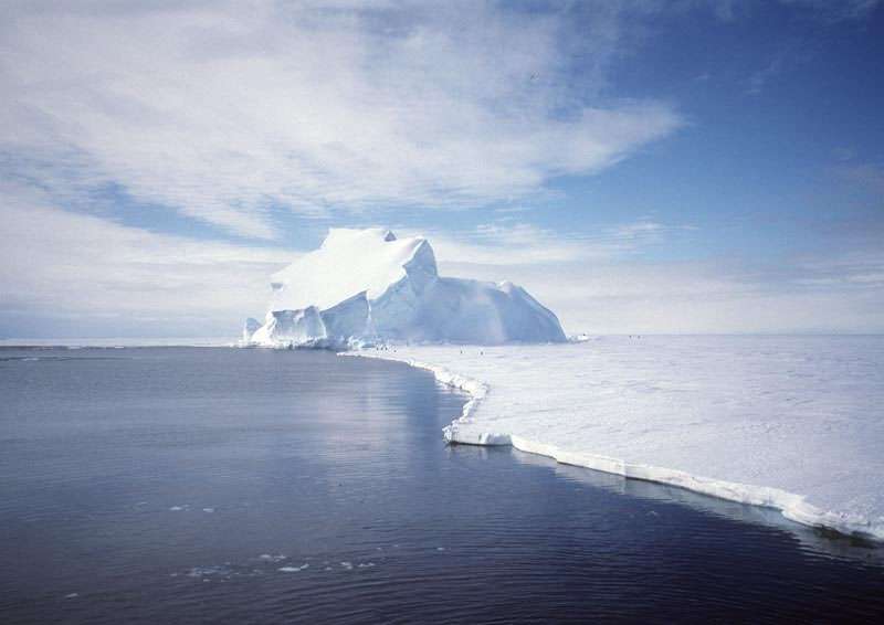 El iceberg Larsen, en Antártica. / Wikimedia commons