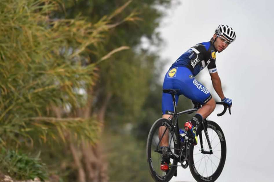 Fernando Gaviria entrenando para el Tour de San Luis. Foto: Prensa Tour de San Luis