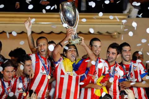 Falcao y tres zarpazos suyos dieron Supercopa al Atlético