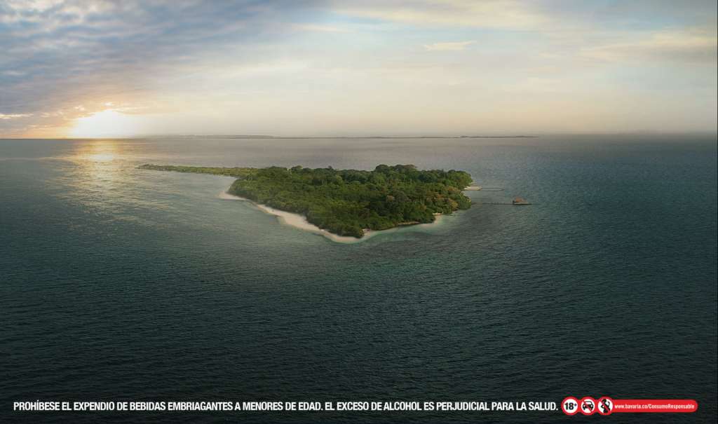 Corona Island refleja la conexión profunda que tiene la marca con la naturaleza, además de su propósito de proteger los océanos.