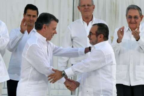 Presidente Santos y FARC se reunieron por última vez