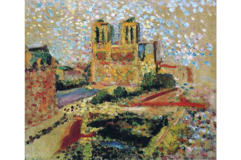 Las llamas en Notre Dame