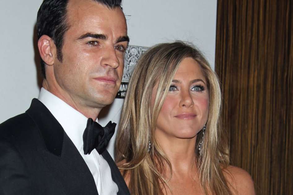 Justin Theroux y Jennifer Aniston.
