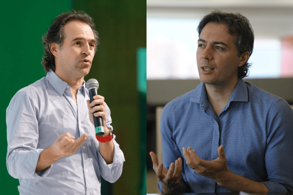 El alcalde de Medellín, Federico Gutiérrez, y su antecesor en el cargo, Daniel Quintero, se acusaron mutuamente de ser los presuntos responsables de actos de corrupción.