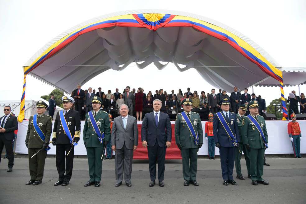 El presidente Iván Duque creó la Comisión luego del escándalo sobre las fuerzas militares que se desató tras la publicación de The New York Times. / Presidencia