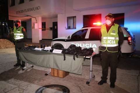 Capturados dos presuntos responsables de golpear a habitantes de calle en Floridablanca
